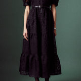 Animal Print Button Up Maxi Dress
