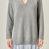 Layered Sweater Dress