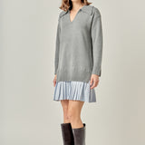 Layered Sweater Dress
