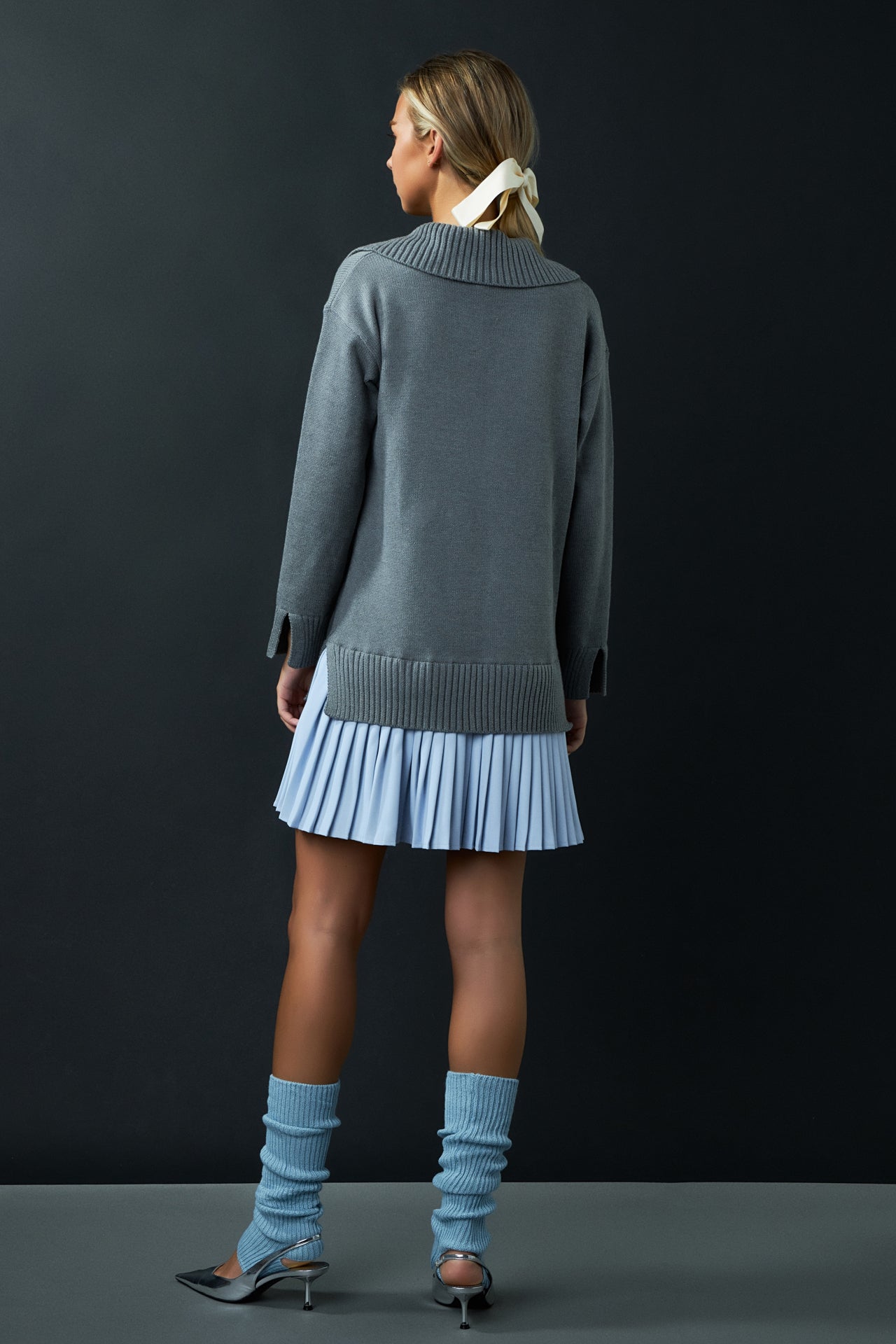 Layered Sweater Dress – English Factory