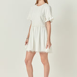 Mixed Media Lace Dress