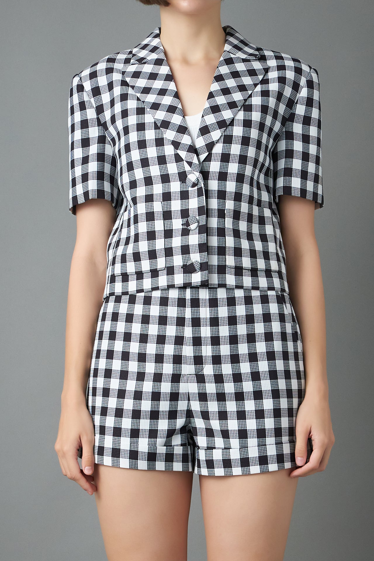 ジャケット・アウター rikotokyo Gilet blouse(Gingham check) rikotokyo Gilet blouse(Gingham check)
