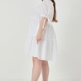 Gingham Tiered Mini Dress- Sold Out