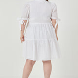 Gingham Tiered Mini Dress- Sold Out