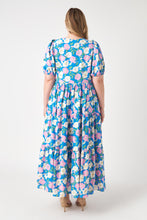 Load image into Gallery viewer, Floral Puff Sleeve Midi Dress
