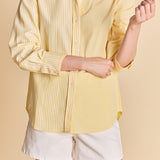 Stripe Colorblock Shirts
