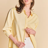 Stripe Colorblock Shirts