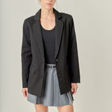 Terry Round Collared Blazer