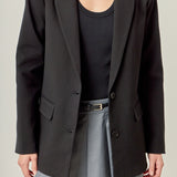 Terry Round Collared Blazer
