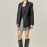 Terry Round Collared Blazer