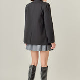 Terry Round Collared Blazer