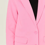 Terry Round Collared Blazer