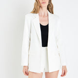 Terry Round Collared Blazer