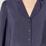 Scallop Collared Dress Shirt