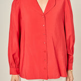 Scallop Collared Dress Shirt