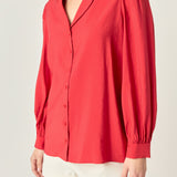 Scallop Collared Dress Shirt