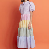 Multi Stripe Maxi Dress