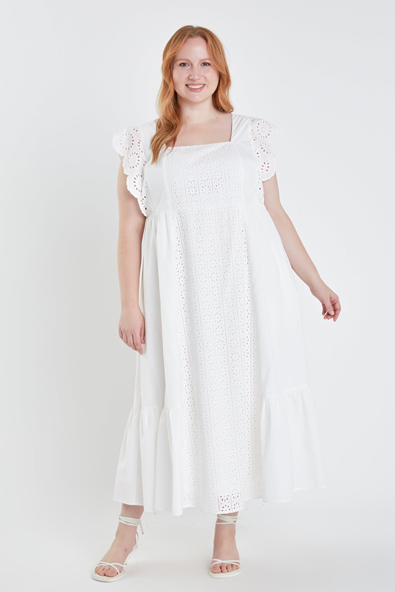 Eyelet Maxi Dress – English Factory