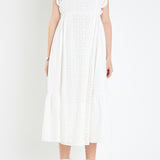 Eyelet Maxi Dress