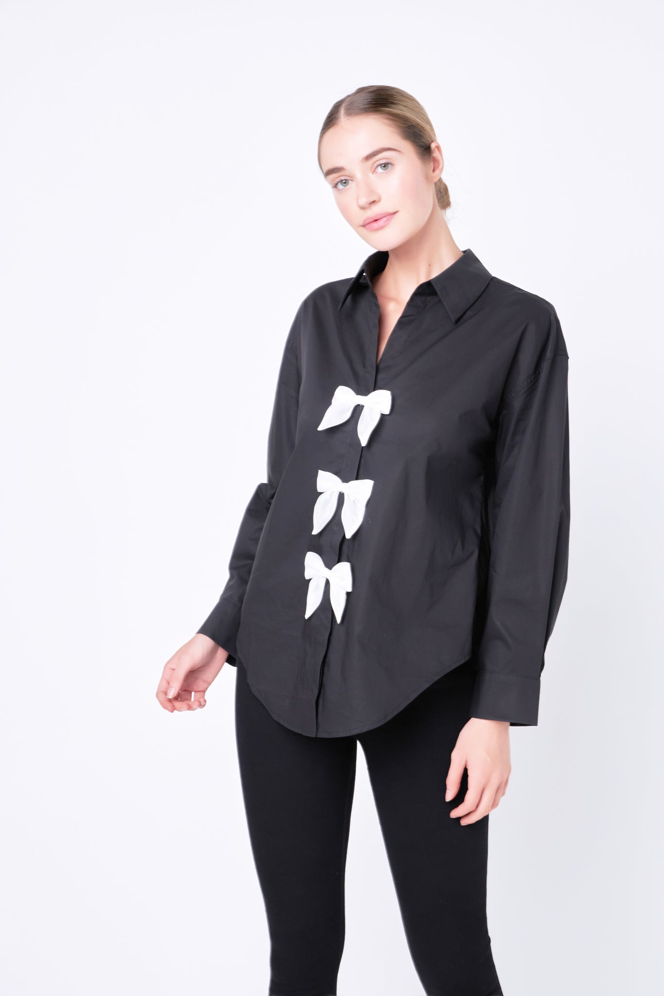 Bow Poplin Shirt – English Factory