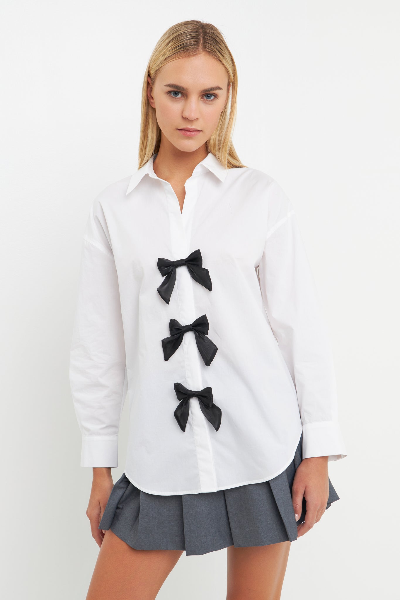 Bow Poplin Shirt – English Factory