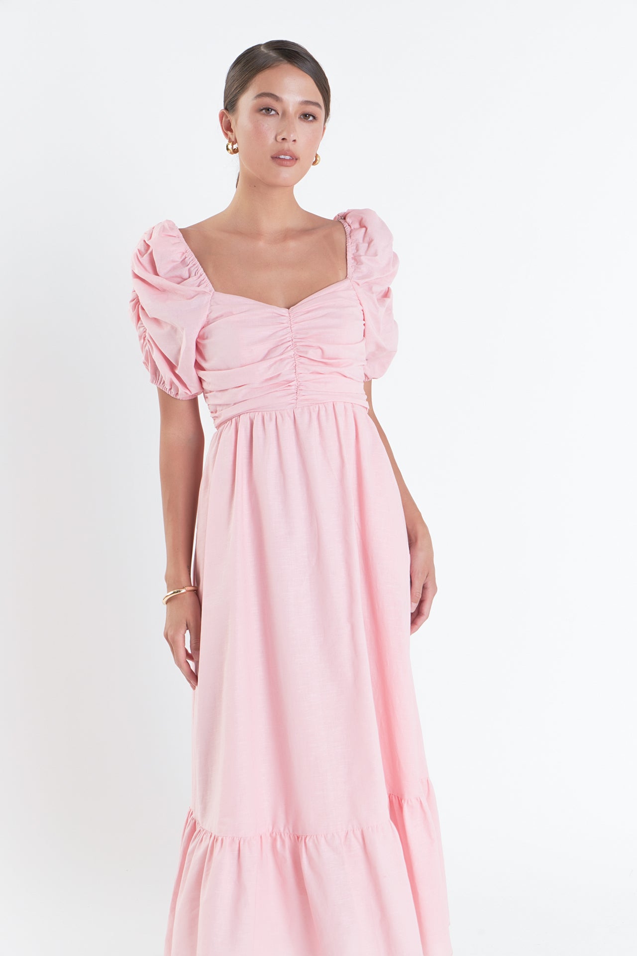 cotton linen long dress club factory Cotton Linen Dress for Women V Neck Long Sleeve Spring Sleeeve Tiered Denim Summer Flowy A-Line Maxi Tunic Beach at Amazon Women's Clothing store