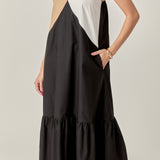 Color Block Maxi Dress