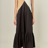 Color Block Maxi Dress