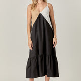 Color Block Maxi Dress