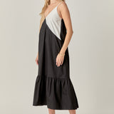 Color Block Maxi Dress