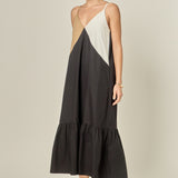 Color Block Maxi Dress