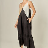 Color Block Maxi Dress