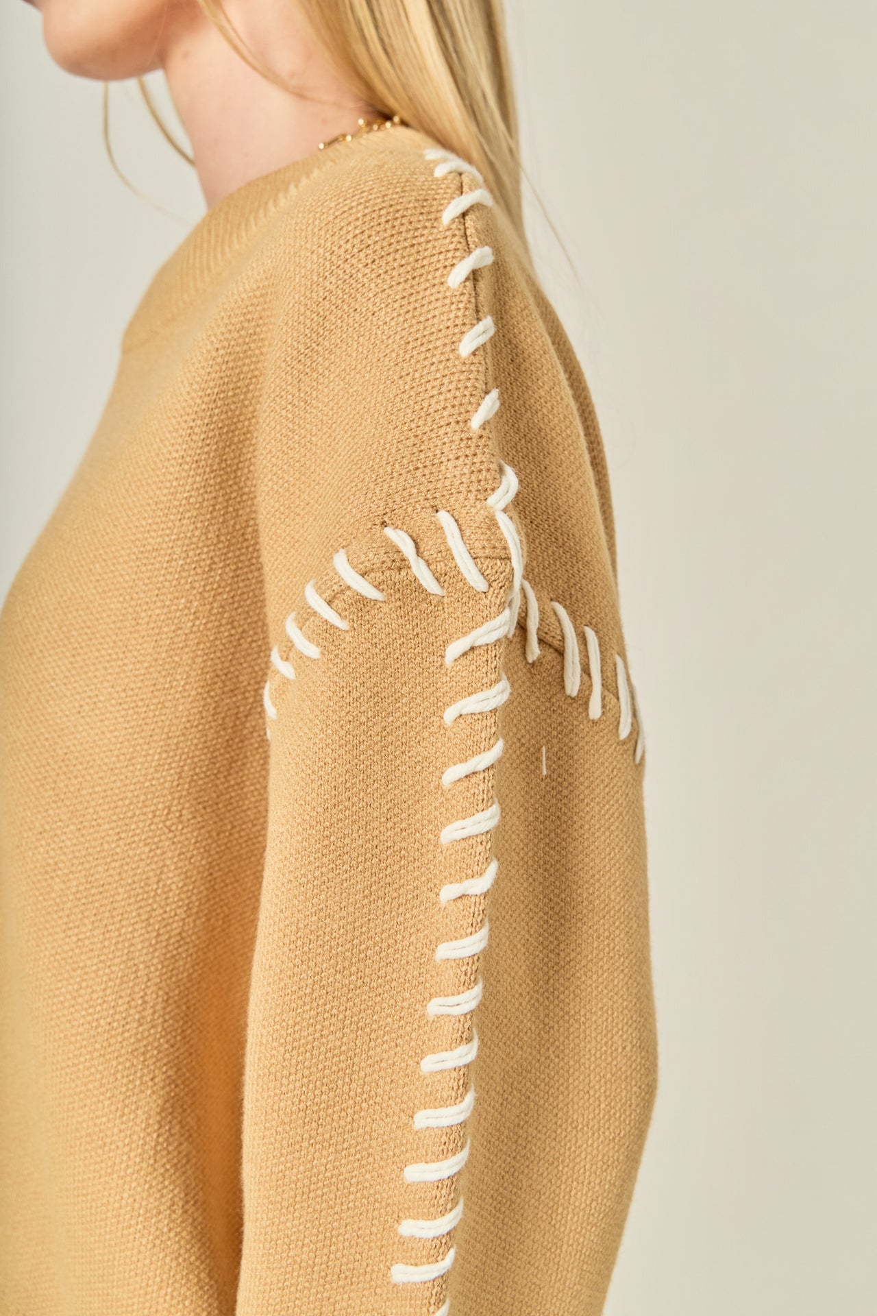 トップス hyeon whip knit Em Sweater - Stay Soft – Lisa Says Gah