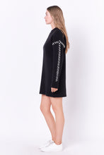 Load image into Gallery viewer, Whip Stitched Knit Mini Dress
