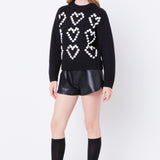 Heart Pom Sweater