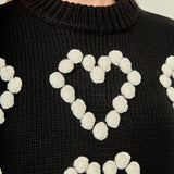 Heart Pom Sweater