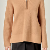 Zip Collared Sweater