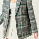 Plaid Blazer