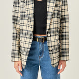 Statement Plaid Blazer