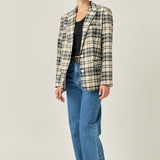 Statement Plaid Blazer