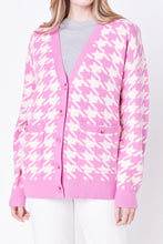 Load image into Gallery viewer, Knit Houndstooth Cardigan
