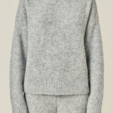 Blend Cropped Fuzzy Sweater