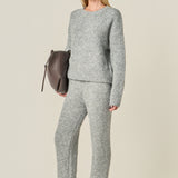 Blend Cropped Fuzzy Sweater