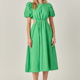 Striped Cutout Maxi Dress- Sold Out