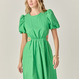 Striped Cutout Maxi Dress- Sold Out