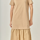 Mixed Media Tee Maxi Dress