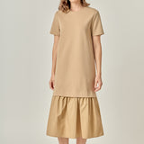 Mixed Media Tee Maxi Dress