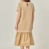 Mixed Media Tee Maxi Dress