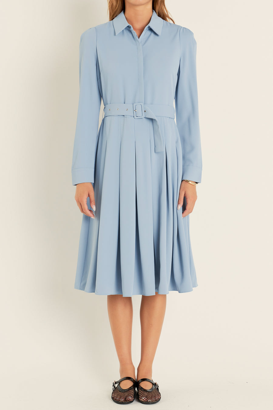 Long Collared Hem Dress main image 0