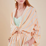 Tape Stripe Poplin Shirt- Sold Out